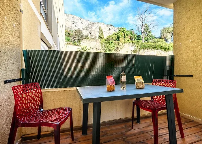 Le Cap Sud - Calme Piscine - Clim Balcon * Menton