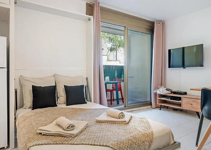 Le Cap Sud - Calme Piscine - Clim Balcon Apartamento *