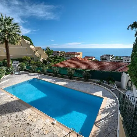 Le Cap Sud Residence Calme Piscine Vue Garavan *