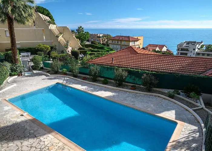 Apartment Le Cap Sud - Calme Piscine - Clim Balcon Menton