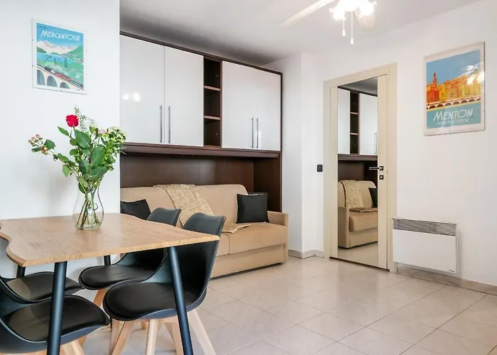 Le Cap Sud - Calme Piscine - Clim Balcon Menton